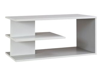 Top surmeuble bicolore SUNDAY pour rangement 80 cm - Blanc/gris