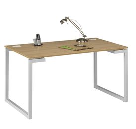 Bureau SUNDAY - 140 cm - Pieds cadre - Chêne