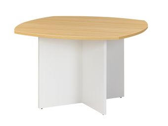 Table rectangulaire avec côtés arrondis SUNDAY - Chêne