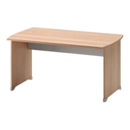 Bureau JAZZ+ - 120 cm - Pieds panneaux - Hêtre