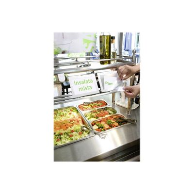 4005546405933-Durable Duraframe - Cadre d'affichage adhésif - A6 - argent-Angle gauche-1