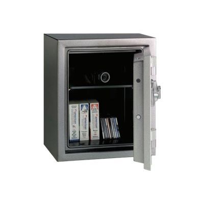 3760065624326-RESKAL SFS2-E71 - Coffre-fort ignifuge à code - acier/béton-Angle gauche-0