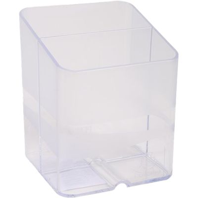9002493099555-Exacompta Pen-Cube - Pot à crayons cristal--1