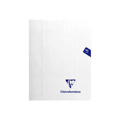 3329683037415-Clairefontaine Mimesys - Cahier polypro 17 x 22 cm - 96 pages - grands carreaux (Seyes) - disponible dans-Avant-0