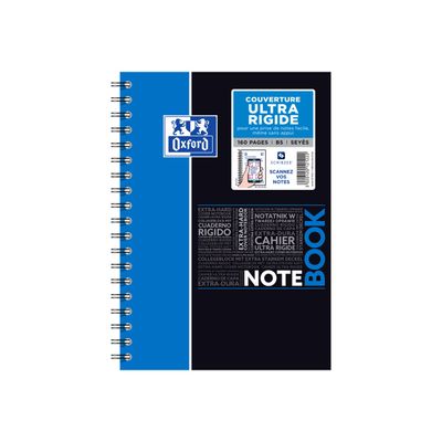 3020120121222-Oxford Etudiants - Cahier Notebook B5 (19 x 25 cm) - 160 pages - grands carreaux (Seyes) - double spirale - disponible dans-Avant-2