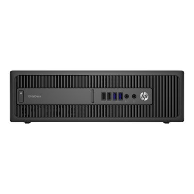 3700892045109-HP EliteDesk 800 G2 - unité centrale - SFF - Core i5 6500 3.2 GHz - 8 Go - SSD 240 Go, HDD 500 Go-Avant-1