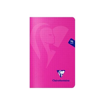 3329683036029-Clairefontaine Mimesys - Carnet polypro 11 x 17 cm - 96 pages - petits carreaux (5x5 mm) - disponible dans-Avant-2