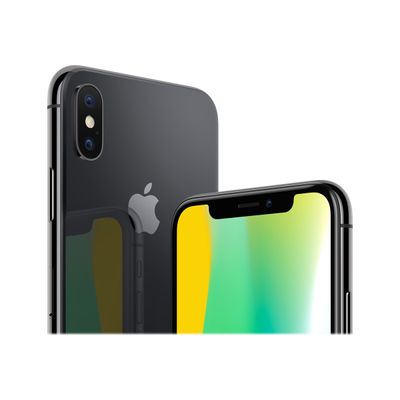 3701083038054-Apple iPhone X - Smartphone reconditionné grade C (Etat correct) - 4G - 256 Go - gris sidéra-Gros plan-9