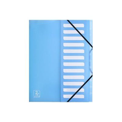 3045050287091-Oxford 2nd Life - Trieur polypro 12 positions - disponible dans différentes couleurs-Avant-1