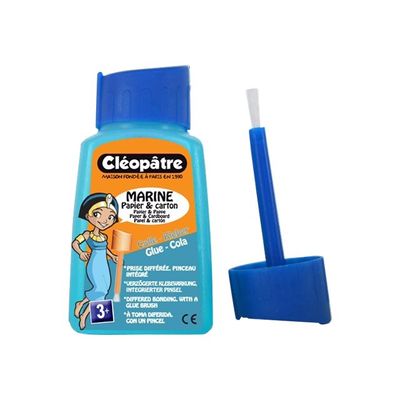 3134729000809-Cléopâtre - Flacon de colle avec pinceau - 80 gr-Avant-0