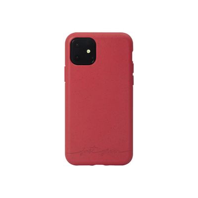 3571211427209-Just Green - Coque de protection souple pour Iphone 11 - rouge-Arrière-3
