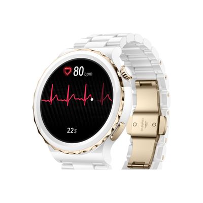 6941487253746-Huawei Watch GT 3 Pro - montre connectée - 43mm - blanc-Gros plan-3