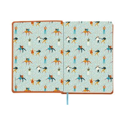 3108724521447-Oberthur Carmen - Carnet de notes souple A6 - ligné - 200 pages - corail-Avant-0