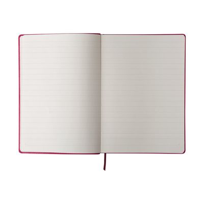 3108724521263-Oberthur Carmen - Carnet de notes souple A6 - ligné - rose poudré-Avant-4