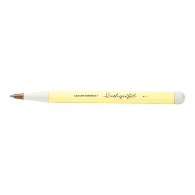4004117609787-Leuchtturm1917 Drehgriffel Nr. 1 - Stylo à bille bleu roi - vanille-Angle gauche-0