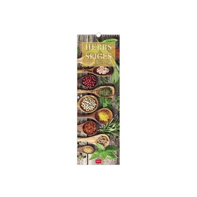 8051128759440-Legami Photo Collection - Calendrier 2024 - 16 x 49 cm - herbes et épices-Avant-0