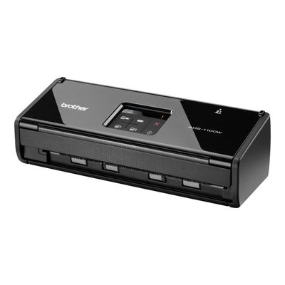 4977766725774-Brother ADS-1100W - scanner de documents A4 - portable - 600 ppp x 600 ppp - 16ppm-Angle droit-0