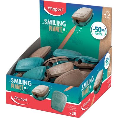 3154140714215-Maped Smiling Planet - Taille-crayons Pulse - 1 trou--2