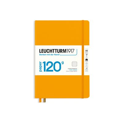 4004117624704-Leuchtturm1917 Edition 120 - Carnet de notes rigide A5 - ligné - orange-Avant-0