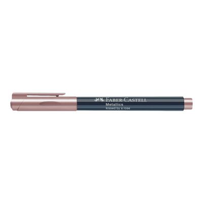 4005401607892-Faber-Castell Metallics - marqueur - kissed by a rose-Angle gauche-0