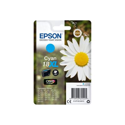 8715946518084-Epson 18XL Pâquerette - cyan - cartouche d'encre originale-Avant-2