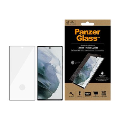 5711724072956-PanzerGlass - verre trempé pour Samsung S22 Ultra-Avant-5