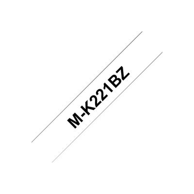 4977766624831-Brother MK221BZ - Ruban d'étiquettes auto-adhésives - 1 rouleau (9 mm x 8 m) - fond blanc écriture n--0