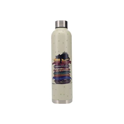 3700572762340-Kiub Bug Art - Gourde bouteille thermique - 750 ml - chat/coussins-Avant-0