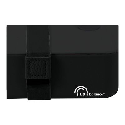 3760240784517-Little Balance - Lunch box boîte repas - noir - 1 L-Gros plan-2