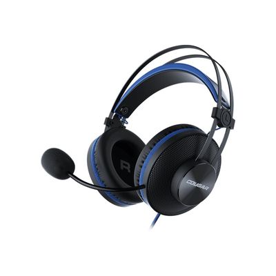 4710483772313-COUGAR IMMERSA ESSENTIAL - casque filaire avec micro - noir et bleu-Angle droit-0