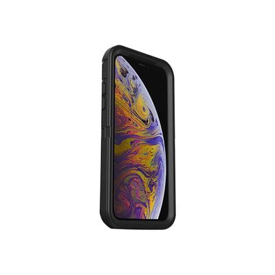 0660543468677-OtterBox Defender Series Filmless - coque de protection pour iPhone X, XS - noir-Angle gauche-2