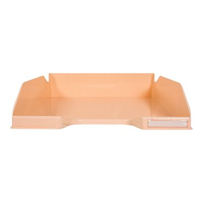 0404000100522-Exacompta Combo Midi - 4 Corbeilles à courrier - couleurs pastels glossy-Avant-1