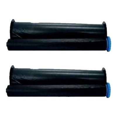 3584770800178-Ruban transfert thermique compatible Philips PFA321 - Pack de 2 - noir - Lama 9156  -Avant-0