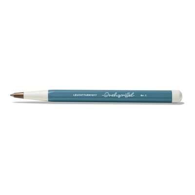 4004117595394-Leuchtturm1917 Drehgriffel Nr. 1 - Stylo à bille bleu roi - bleu gris-Angle gauche-0