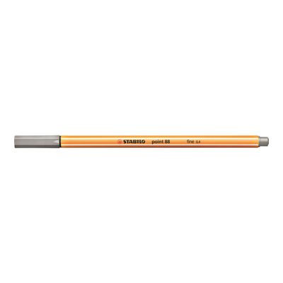 4006381333979-STABILO Point 88 - Feutre fin - 0.4 mm - gris clair-Angle gauche-0