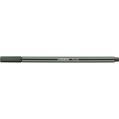 4006381333429-STABILO Pen 68 - Feutre pointe moyenne - terre verte--1