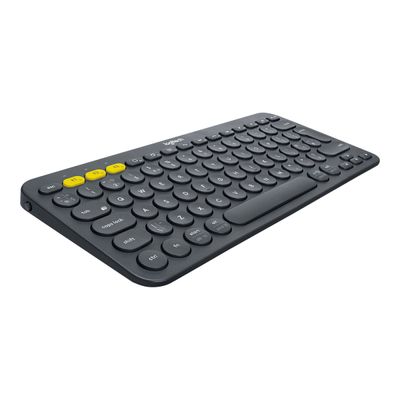 5099206061361-Logitech K380 - clavier minimaliste sans fil - gris -Angle gauche-1