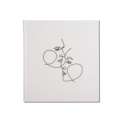 3130630160793-Exacompta Art - Album photos 29 x 32 cm - 60 pages noires - ivoire-Avant-0