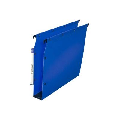3362946830033-Oxford - 10 Dossiers suspendus pour armoires - bleu - fond 50 mm-Angle gauche-0