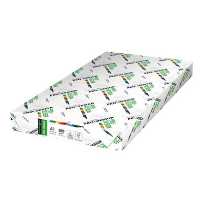 3141720155018-Pro-Design - Papier blanc - A3 (297 x 420 mm) - 200 g/m² - Ramette de 250 feuilles-Angle droit-0