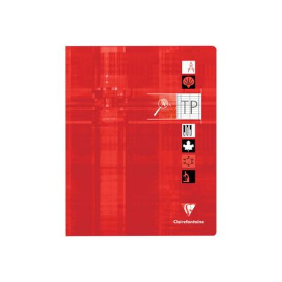 3329680372762-Clairefontaine Metric - Cahier de travaux pratiques (TP) pour déficients visuels - 17 x 22 cm - 64 pages - Grands carreaux noirs agrandis - Dispo-Angle droit-1