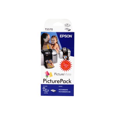 0400005570407-Epson T5570 - Pack Photo - couleurs (noir, cyan, bleu, magenta, jaune) - original - cartouche d'en-Avant-1