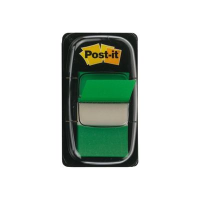 0021200707537-50 Marque-pages Post-it souples coloris vert-Avant-0
