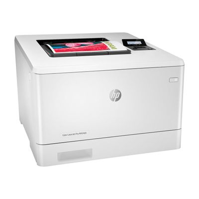 3540260191126-HP Color LaserJet Pro M454dn - imprimante laser couleur A4 -Angle gauche-2