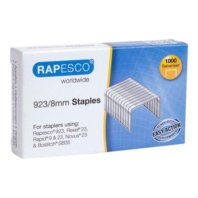 5018505005401-Rapesco - Boîte de 1000 agrafes 23/8 - jusqu'à 40 feuilles-Angle gauche-0