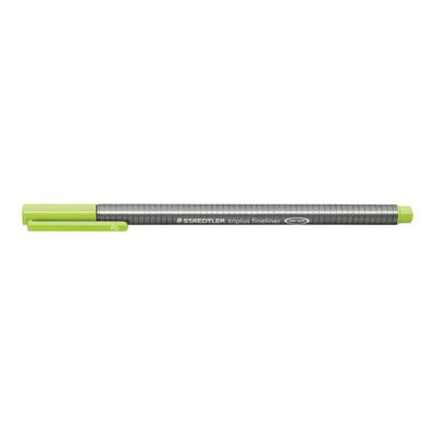 4007817331101-STAEDTLER triplus 334 - Feutre fin - 0.3 mm - vert citron-Angle gauche-1