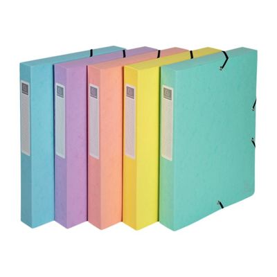 3130630595502-Exacompta Aquarel - Boîte de classement - dos 25 mm - disponible dans différentes couleur-Angle gauche-0