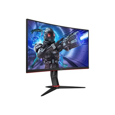 4038986187381-AOC Gaming C27G2ZE/BK - G2 Series - écran LED 27" - incurvé - Full HD (1080p) -Angle gauche-6