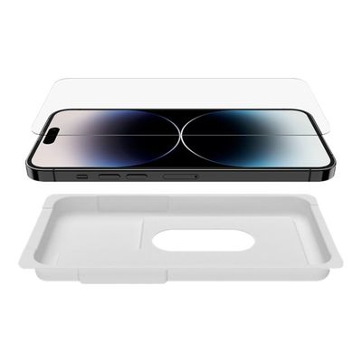 0745883848355-Belkin - protection d'écran - verre trempé pour iPhone 14 Pro Max-Gauche-3