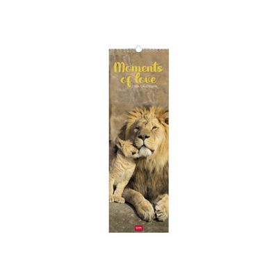 8051128759419-Legami - Calendrier mensuel 2024 - 16 x 49 cm - moments d'amour-Avant-0